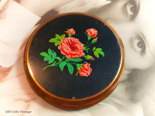 Floral rose black - , red