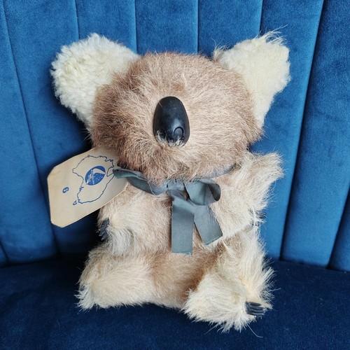 Koala bear real fur plush - koala, toy