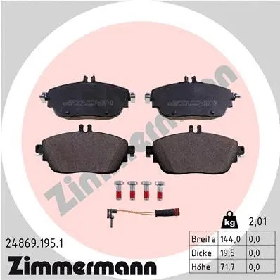 Front rear brake - brake, pad