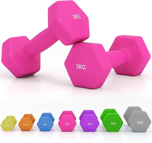 Set hex dumbbells - of, 2