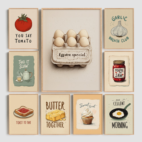 Modern kitchen prints - kitchen,
