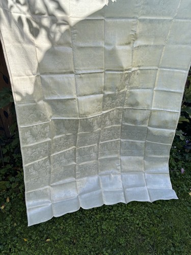 Rare damask tablecloth - damask, tablecloth/napkin