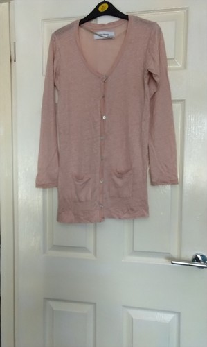 Ladies cardigan pale pink - cardigan,