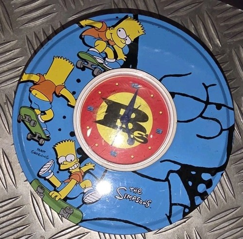 Bart simpson clock tin - simpson,