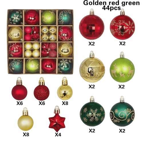 6cm christmas decor baubles - 3-6cm,