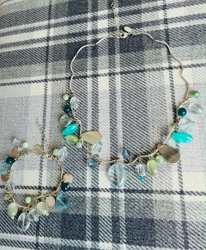 Next silver tone necklace and - next,