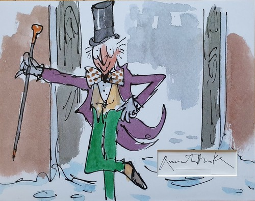 Quentin blake signed 14x11 - blake,