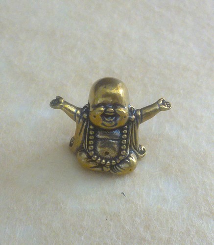 New brass happy buddha - happy,
