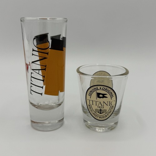 Titanic shot glass bundle - glass,
