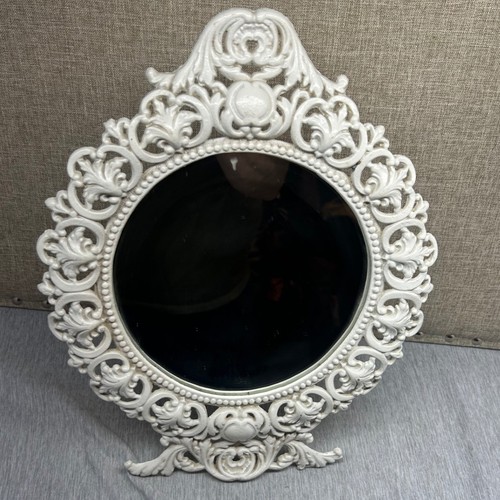 Vintage white ornate - vintage, cast