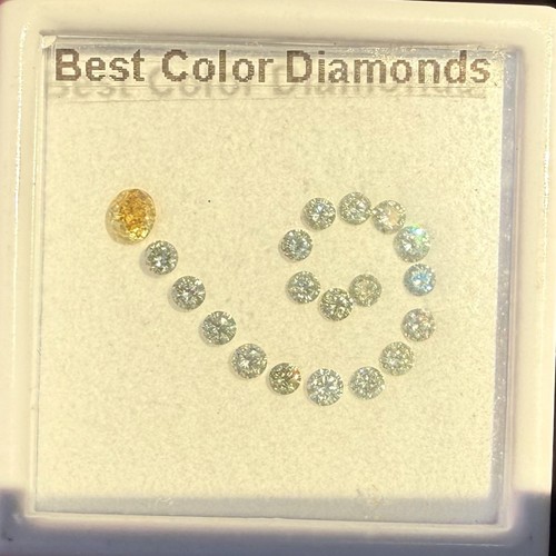 Natural yellow diamonds - natural,
