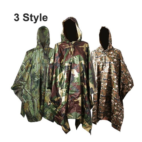 Waterproof army hooded - army, ripstop