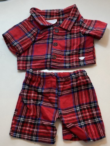 Build bear red - red, tartan