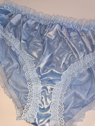 Baby blue satin - satin, silky