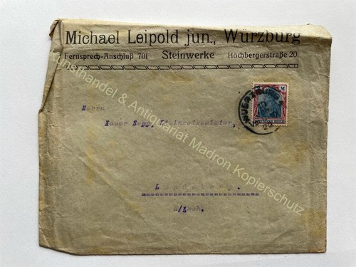 Envelope advertising 1922