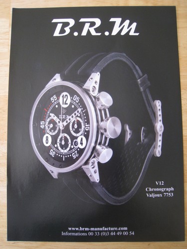 Brm v12 chronograph valjoux - chronograph,