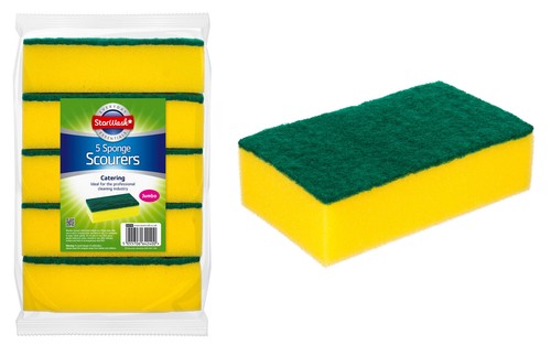 Large sponge scourers heavy - sponge,