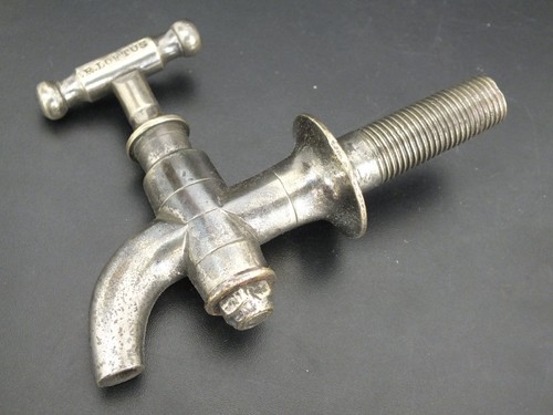 Small antique brass tap - brass,