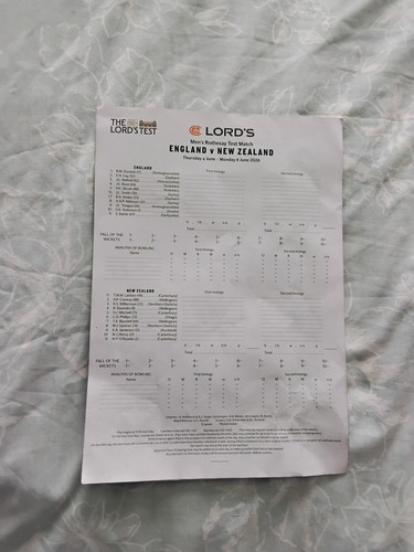 England new zealand 2026 - zealand, 1st