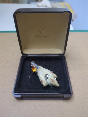 Mizpah grouses foot brooch - grouses,