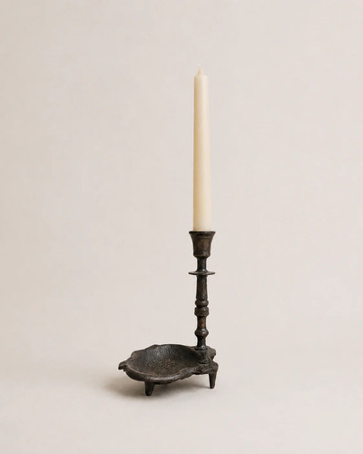 Antique bronze candle incense - antique,