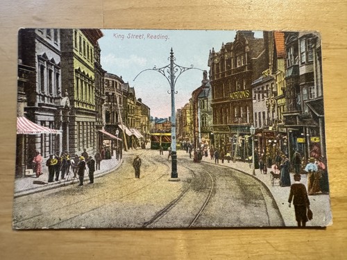 Postcard king street reading - postcard,