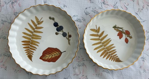 Royal worcester flan dishes - royal,