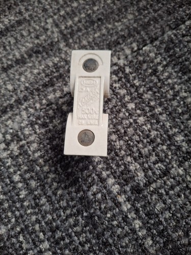 Mem 15a 500v rewirable fuse - 500v,