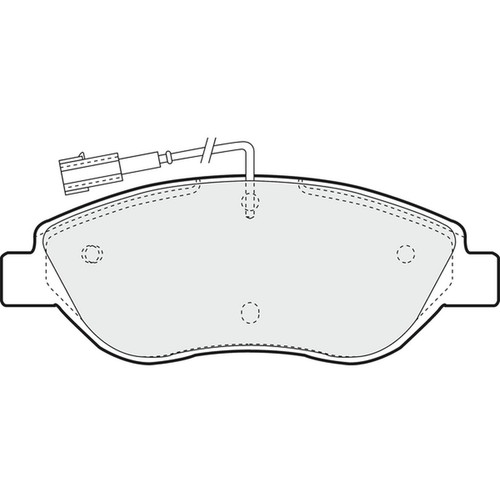 Brake pads set - brake, for