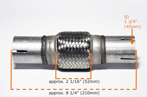 Universal front exhaust flex - exhaust,