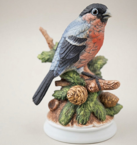Bullfinch garden bird ceramic - garden,
