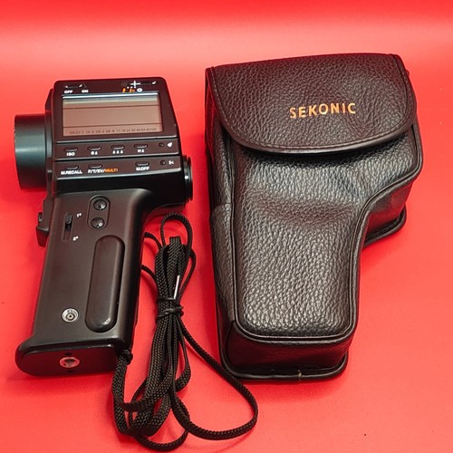 Near mint case sekonic - w/, case"