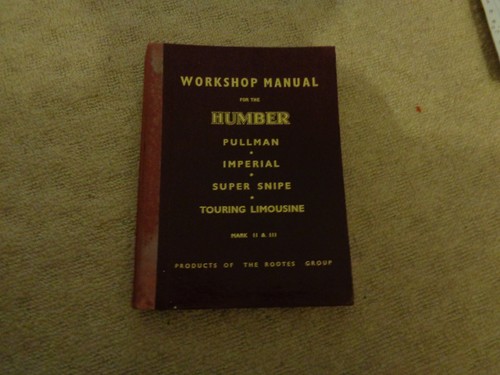 Humber super snipe mk2 - super,