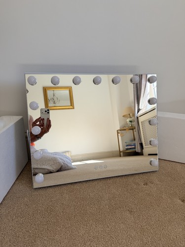 Vanity mirror with lights - with,