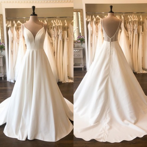 Elegant wedding dresses neck - elegant,