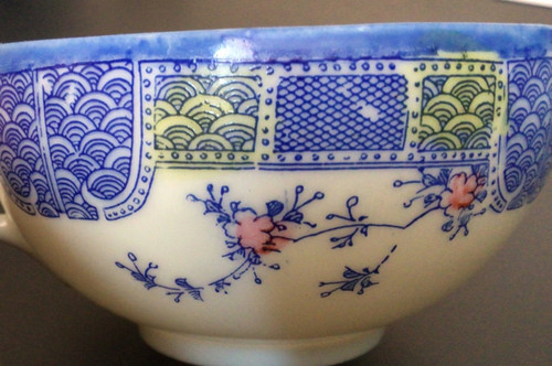 Japanese imari porcelain cup - japanese,