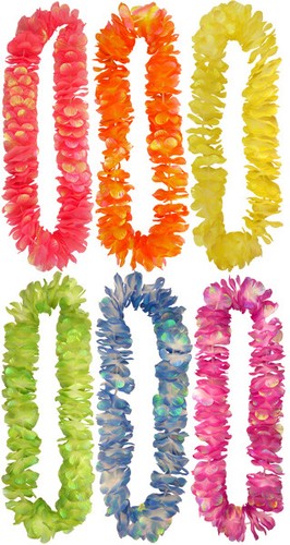 Blue hawaiian lei - blue,