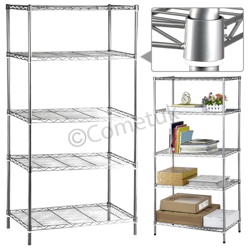 Tier silver metal storage - metal,