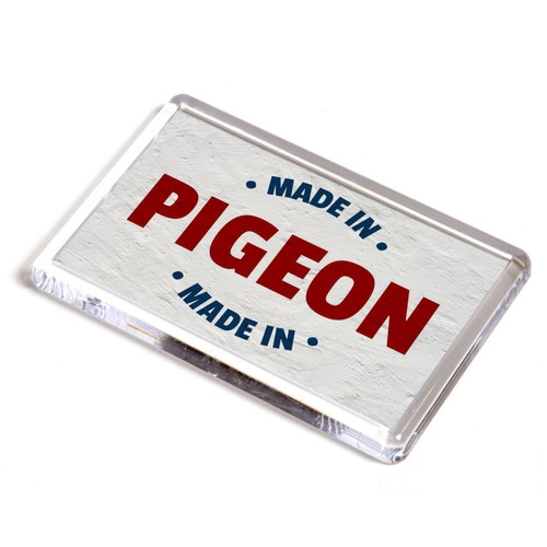 Fridge magnet made in pigeon - fridge,
