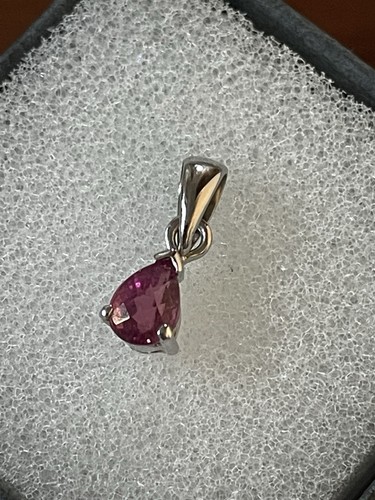 White gold rubellite - 9k, &rubellite