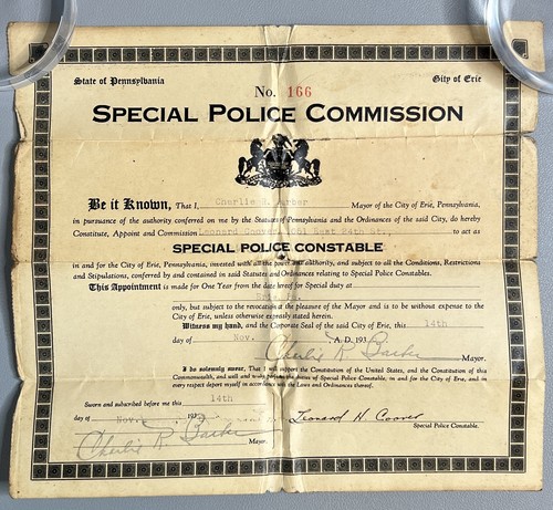 1938 erie special - erie, pa
