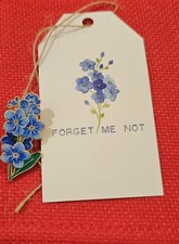 Forget not pin badge brooch - not,