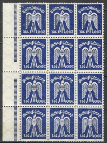 Germany stamp block 1923 - stamp,