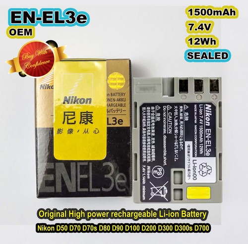 New original el3e - en-el3e, nikon