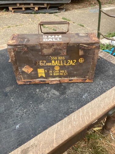 Vintage british army wooden - vintage,