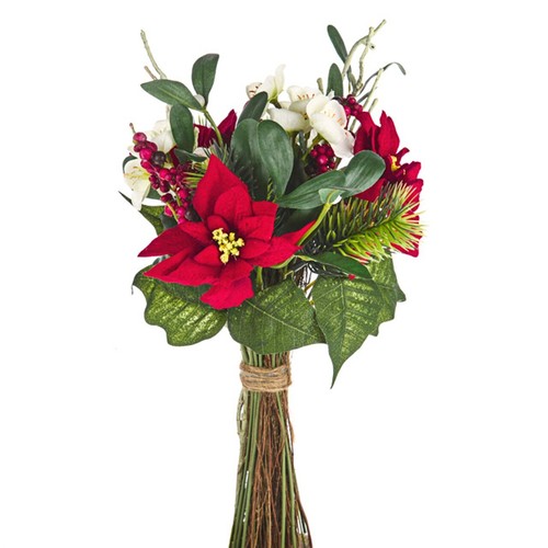 Christmas flower and berry - flower,