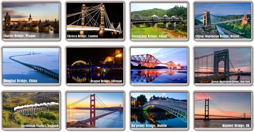 Fridge magnet world - -,