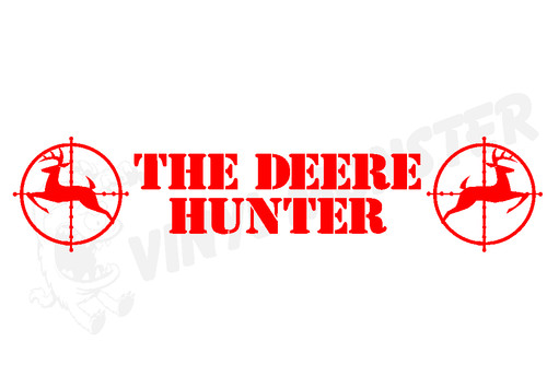 The deere hunter - the, sticker