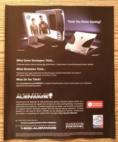 2003 alienware gaming - 2003,