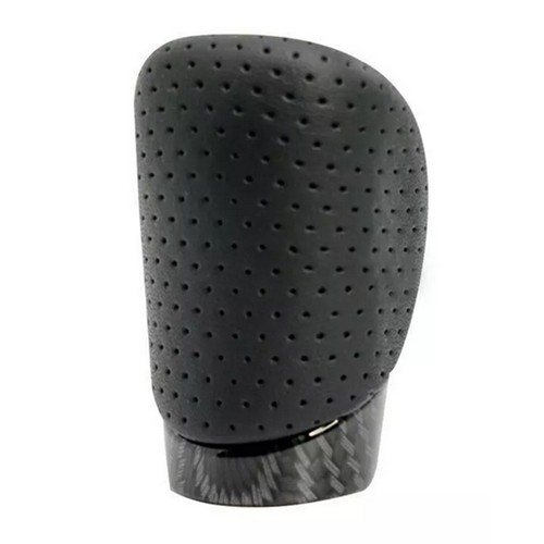 Black carbon gear shift knob - black,